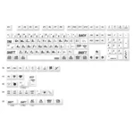 Standard 134-key PBT graffiti keycaps, featuring vibrant urban street art and bold spray paint aesthetic for universal mechanical keyboard compatibility.