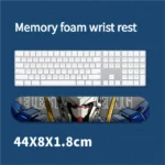 Gundam Wrist Pad & Wrist Rest gallery views: iconic Mobile Suit designs and superior ergonomic support from multiple angles, for a vibrant, battle-ready desk.