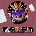 Enthusiastic Gundam Wrist pad & wrist rest showcasing vibrant mecha artwork and superior ergonomic wrist support for ultimate comfort.