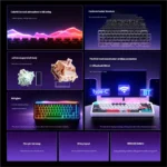 Hi65 65% mechanical keyboard gallery. Sleek, compact design with vibrant RGB, premium LEOBOG switches, and tri-mode connectivity.