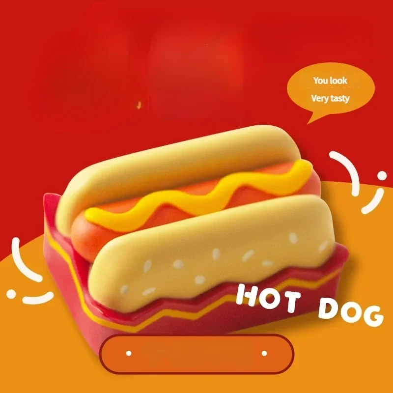 Close-up of the handcrafted hotdog artisan keycap for ESC, revealing its vibrant resin miniature food art and whimsical details.