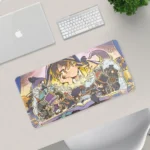 Different angle of the Klein Moretti Lord of Mysteries art desk mat, showcasing its exclusive, mysterious fantasy artwork and high-quality finish.