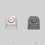 Sleek PE-K-5 BKRE-R Series Keycaps showcasing a refined metallic finish, ideal for modern minimalist setups.