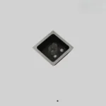 Product gallery of PE-K-4 BKRE-L Series Keycaps. Sleek minimalist aluminum alloy in black and retro white, showing exquisite finish from all angles.