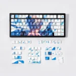 Gojo Satoru backlit side-printed PBT keycaps set. Enigmatic character art, luminous side legends, and durable matte finish reveal premium details.
