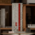 Resurgent Flood PBT Cherry profile keycaps set, showcasing durable PBT with an artistic water theme in serene style, seen from multiple angles.