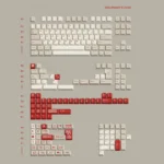 Resurgent Flood PBT Cherry profile keycaps set. This durable set features serene patterns, viewed from multiple artistic angles.