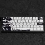 Ronin Samurai PBT Dye-Sub Keycaps set. Durable PBT and fade-proof dye-sublimation display intricate Ronin Samurai art, embodying an ancient Japanese warrior.