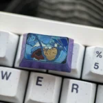 Exclusive Roxy Migurdia Titanium Artisan Keycap gallery displaying its intricately sculpted metallic anime artistry and premium titanium finish.