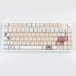 Premium Sesshomaru Keycap Set showcasing iconic Inuyasha anime art with a smooth, translucent jade feel and magnetic switch compatibility.