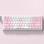 Shikimori Anime Side-Lit PBT Keycaps set displayed beautifully, showcasing the subtle side-lit legends and vibrant anime characters on a clean keyboard.