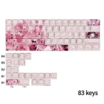 Charming 83-key PBT dye-sub keycap set showcasing an exclusive anime character, Tang with delicate details, ideal for 60-68% keyboards.
