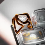 Handcrafted Venom keycap gallery: detailed views showcase its dark metal, transparent resin, and intricate, edgy superhero villain aesthetic.