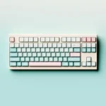 Winter Angler PBT Dye-Sub keycaps set featuring an artistic design evoking tranquil winter fishing. Durable and unique.