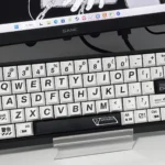 Detailed views of a durable 01 Japanese PBT keycaps set, showcasing crisp dye-sublimated Kanji legends and a clean, minimalist aesthetic for an elevated setup.