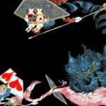 Whimsical Alice Wonderland Mouse Pad from multiple angles, showcasing its enchanting, vibrant dreamscape illustrations perfect for creative spaces.