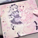 Amairo Chocolate Gaming Mouse Pad details: a unique dessert design with rich tones and sweet motifs, making it a delightful desk treat.