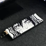 Arctic Eyes Cherry Keycap Set. Icy translucent PBT, side-engraved legends. Magnetic switch compatible, ethereal frosty glow.