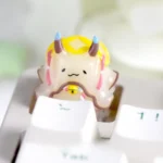 Artistic handcrafted resin Sea Hare ESC artisan keycap, capturing its unique whimsical marine life design and enchanting underwater details.