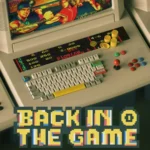 A vibrant set of retro gaming PBT keycaps set, showcasing pixel-art characters and arcade elements, perfect for nostalgic keyboard enthusiasts.