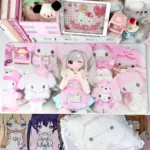 Elegant BJD Pink Desk Mat, an extra-large soft PU leather workspace upgrade, beautifully displayed to highlight its spacious design and premium feel.