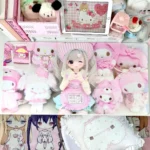 Experience the elegant Ball-jointed Doll Pink Desk Mat, an extra-large PU leather upgrade enhancing any workspace with its soft, spacious, and premium design.