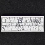 Whimsical Cat Ear Girl Keycaps set featuring exclusive original anime girl character designs, vibrant and playful, perfect for custom keyboards.