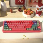Main display of the unique Chinese Zodiac PBT Dye-sub keycaps set, featuring vibrant, artistic animal illustrations and traditional motifs on MDA profile.