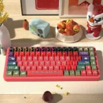 Exquisite Chinese Zodiac PBT Dye-sub keycaps set, vibrant and detailed, showcasing traditional artistry for a unique keyboard look.