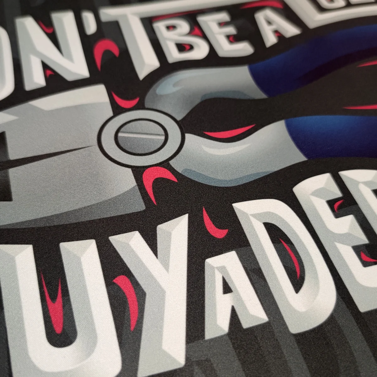 Iconic Counter-Strike: CSGO Defuse Kit Mouse Pad from various angles, highlighting its waterproof design and non-slip grip for competitive play.