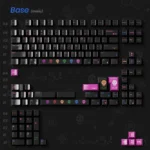 Day of the Dead PBT artisan skull keycap set. Intricate DÃa de los Muertos designs from various angles showcase unique cultural artistry.