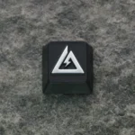 Multiple views of the premium Delta Force zinc alloy tactical gaming keycap, showcasing its durable metallic finish and iconic military emblem from various angles.