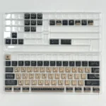 Durable PBT dye-sub Egyptian Pharaoh keycaps set for mechanical keyboards. Regal golden accents, hieroglyphs, and desert hues evoke ancient grandeur.