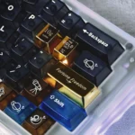 Opulent Fortune Freedom Enter Key Keycap with a gleaming finish, symbolizing wealth and financial freedom. This premium Enter keycap inspires ambition.