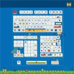 Vibrant Retro Pixel PBT Dye-Sublimation Gaming Keycaps set, showcasing durable PBT with playful arcade pixel art designs from multiple angles.