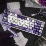 Handcrafted JX Online 3 Badao Clan artisan keycap set. Detailed close-up reveals fierce mythical creature, intricate Wuxia aesthetics, and unique game-inspired.