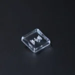 Detailed images of vibrant low-shaft PBT Kailh Choc V1 keycaps from various angles. Highlights minimalist design and tailored fit for Choc V1 switch.