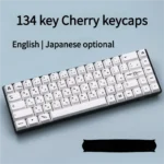 Honor PBT keycaps set for custom keyboards, displaying premium PBT texture and dignified, elegant Japanese legends in Cherry profile.