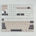 Exquisite Music Rose PBT Dye-Sub keycap set from multiple artistic angles, emphasizing delicate rose and musical motifs for a harmonious keyboard.