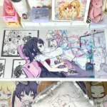 Exclusive Needy Streamer Overload KAngel desk mat showcasing vibrant, iconic anime character art, perfectly blending internet culture aesthetics.