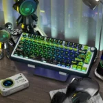 Ghost Walker Side-lit PBT Keycaps Set with stunning four-sided RGB illumination. Ethereal glow, sleek MSA profile, phantom legends for a premium setup.