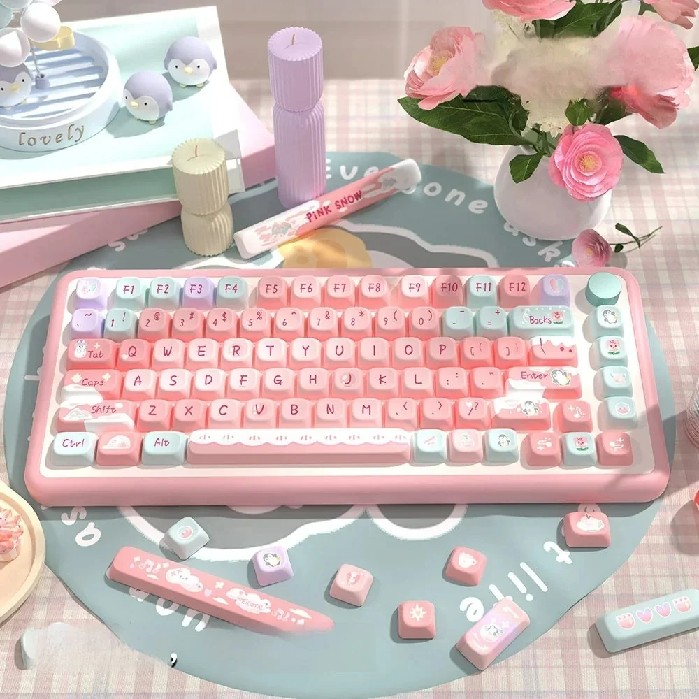 Pink Glacier SCA Keycap Set