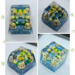 A close-up of the exclusive Regigigas artisan Pokemon keycap, showcasing its colossal power and intricate, handcrafted detail on a mechanical keyboard.