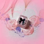 Close-up of the Elegant Ribbon Keycap, showcasing its intricate, character-inspired design and unique textures, perfect for a personalization setup.