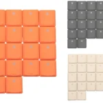 Sleek, premium Shaft low-shaft keycaps, translucent and Kailh Choc V1 compatible, perfectly illuminated for custom keyboards.