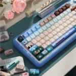 Titanic Keycap Set, MDA PBT. deep sea keycaps, intricate nautical and clockwork details embody iconic theme.