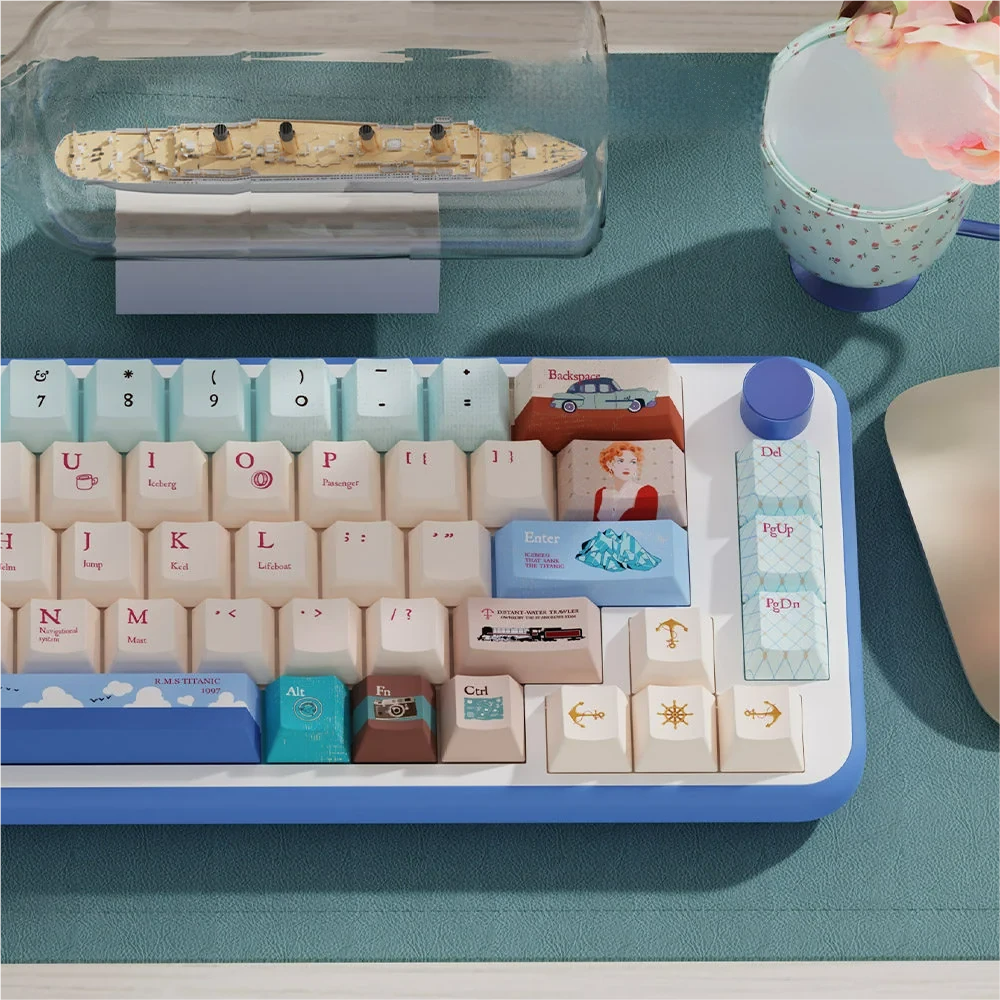 Titanic Keycap Set - Nostalgic Keyboard Journey