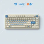 Gallery of Mythological Venus Mars PBT Keycaps Set, revealing intricate celestial artistry and cosmic romance from diverse angles and close-ups.