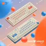 Striking image of Mythological Venus Mars PBT Keycaps Set, showcasing vibrant celestial artistry depicting their cosmic dance. Elevate your keyboard now.