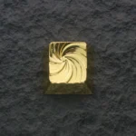 Multiple angles of the Vortex Series Keycaps, showcasing its mesmerizing color-shifting luster and dynamic swirling patterns. A unique design.